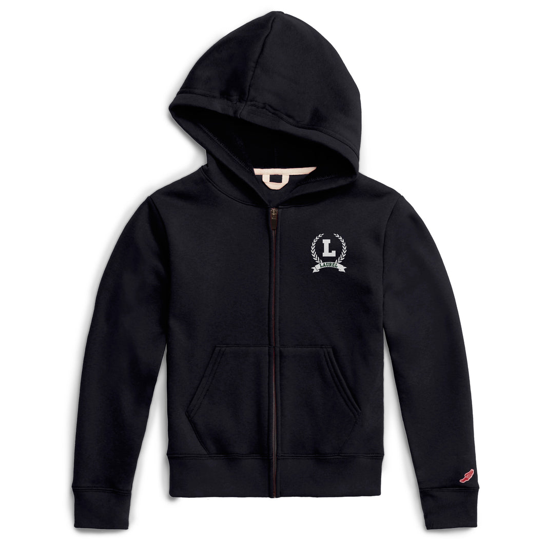 Youth Essential Zip League F'23 Navy