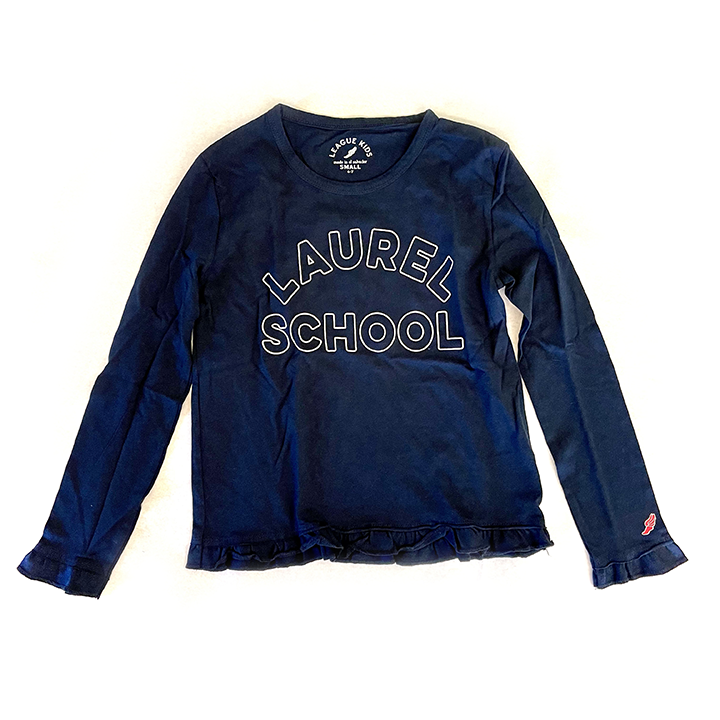 Girls L/S  Ruffle Tee F'21