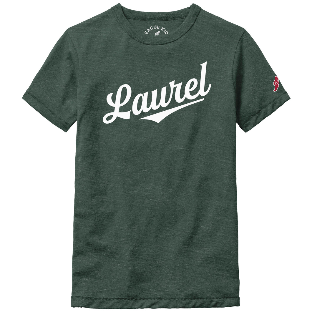 Youth Victory Falls Tee League F'22 Vintage Green